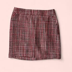 White house black market plaid skirt